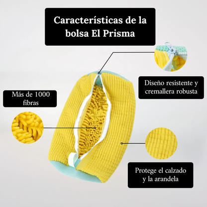 ELprisma™ Bolsa Lavadora Zapatillas 360° Protección Total